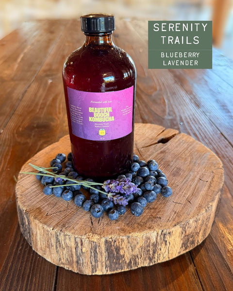 Serenity Trails Blueberry Lavender Kombucha