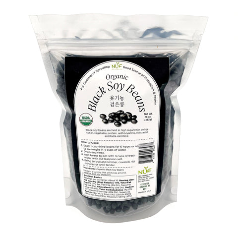 frijoles de soja negros