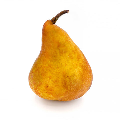 Fresh Organic Bosc Pears with golden-brown skin and sweet, crisp flavor—perfect for snacking, baking, or adding to fall salads. USDA certified organic pears delivered fresh.