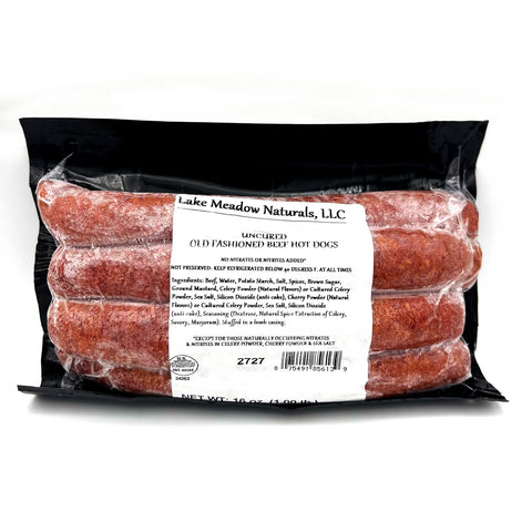Perros calientes de carne de res