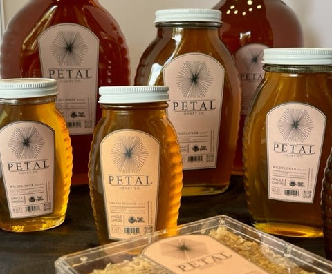 Local Organic Single Origin Pure Honey - 8 oz