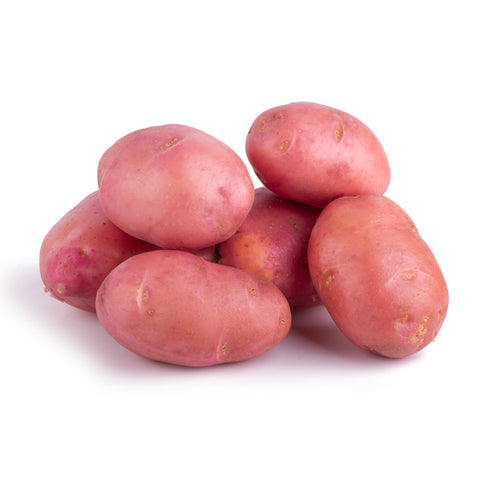 USDA Organic red potatoes from FreshPoint, smooth red skin and freshly harvested