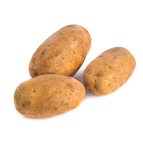 USDA Organic Russet Potatoes with thick brown skin – ideal for baking, mashing, or roasting