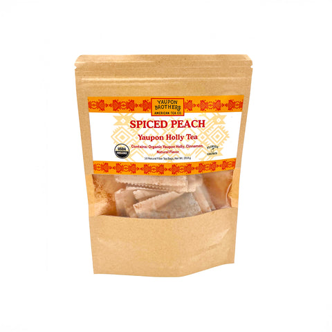 Té de acebo Yaupon con melocotón especiado