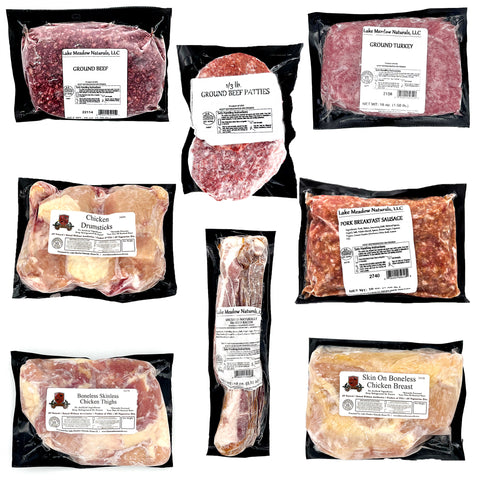Caja de carne variada