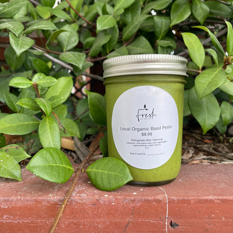 Local Organic Basil Pesto