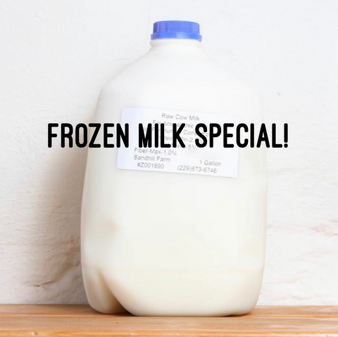 Frozen Raw Cow's Milk