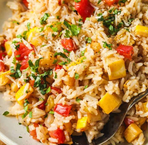 Summer Squash Rice