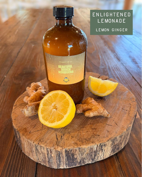 Enlightened Lemonade Lemon Ginger Kombucha