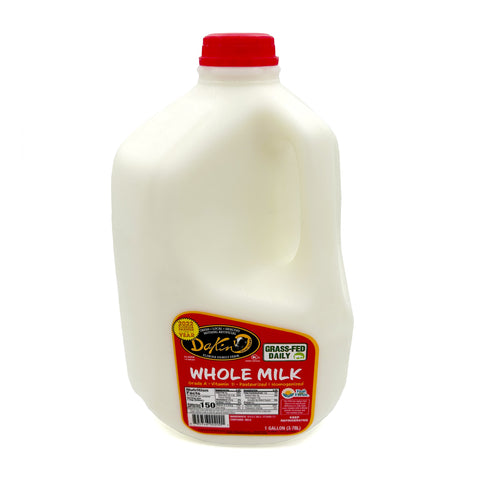 Whole Gallon of Dakin Dairy Farms Local Whole Milk, fresh Florida dairy