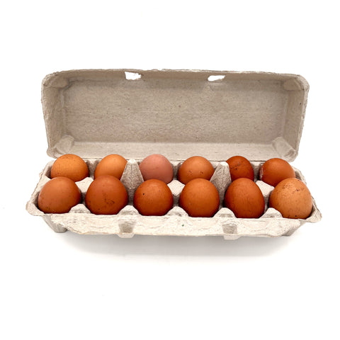 Fresh pasture-raised eggs from 4 Girvins Farm in Tavares, FL displayed in a recycled carton with brown shells from happy, free-roaming hens

Let me know if you’d like a more descriptive, minimal, or styled version based on how the product photo looks.