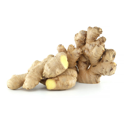 Fresh organic ginger root sustainably grown at Easeland Farm in Florida, packed with natural flavor and health benefits.